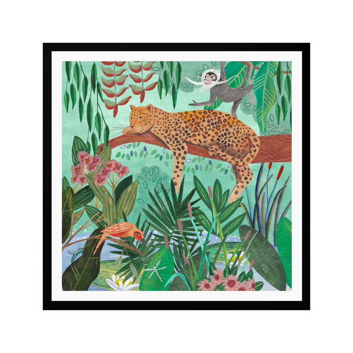 Cuadro "Leopard in the jungle"