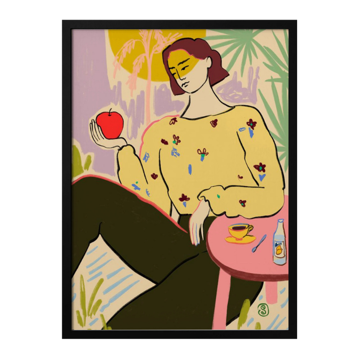 Cuadro "Woman with Apple"