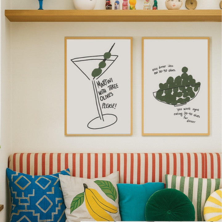 Cuadro "Martini Three Olives"
