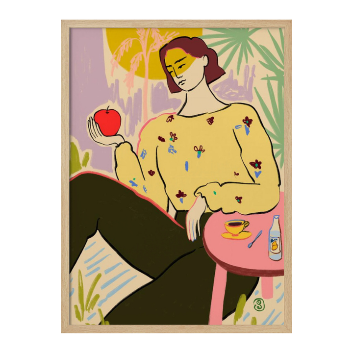 Cuadro "Woman with Apple"