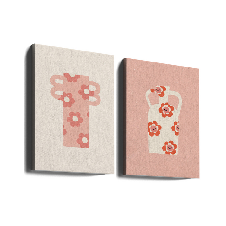 Set de cuadros "Vases"