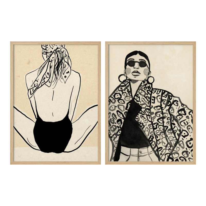 Set de cuadros "Beach Vibes"