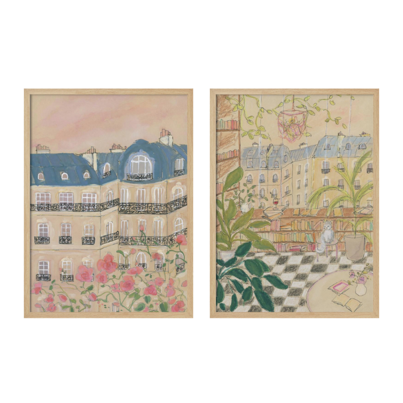 Set de cuadros "Parisian Daydreams"