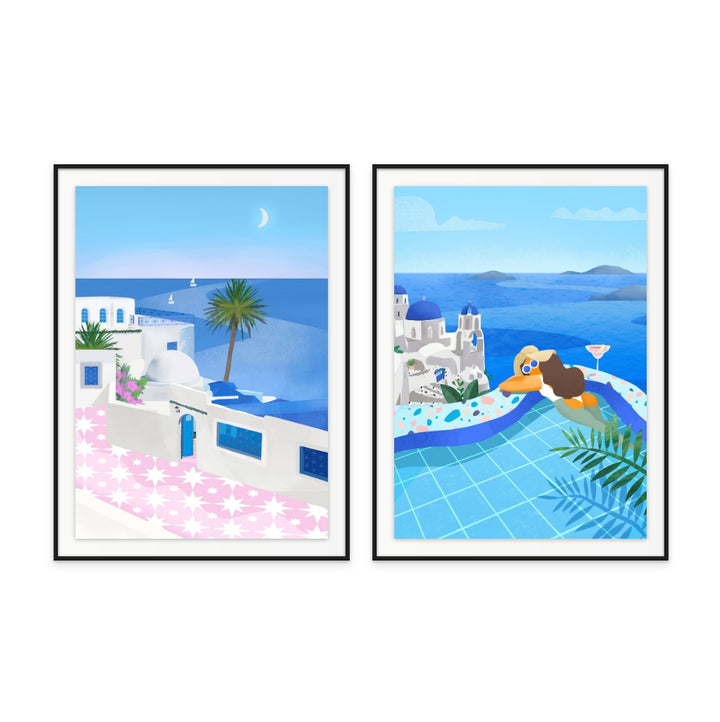 Set de cuadros "Mediterranean Dreams"