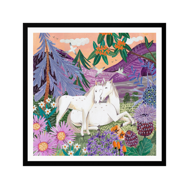 Cuadro "Horses in the Mountains"