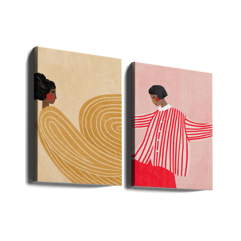 Set de cuadros "Bold Expressions"