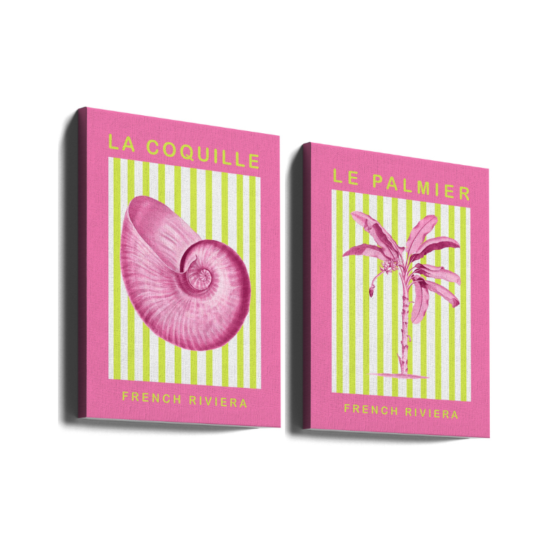 Set de cuadros "Riviera"