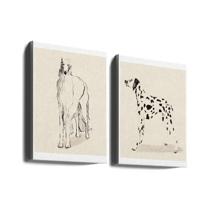Set de cuadros "Dogs"