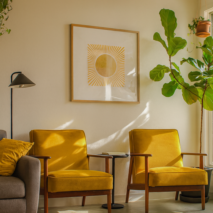 Cuadro "Radiant Sunburst"