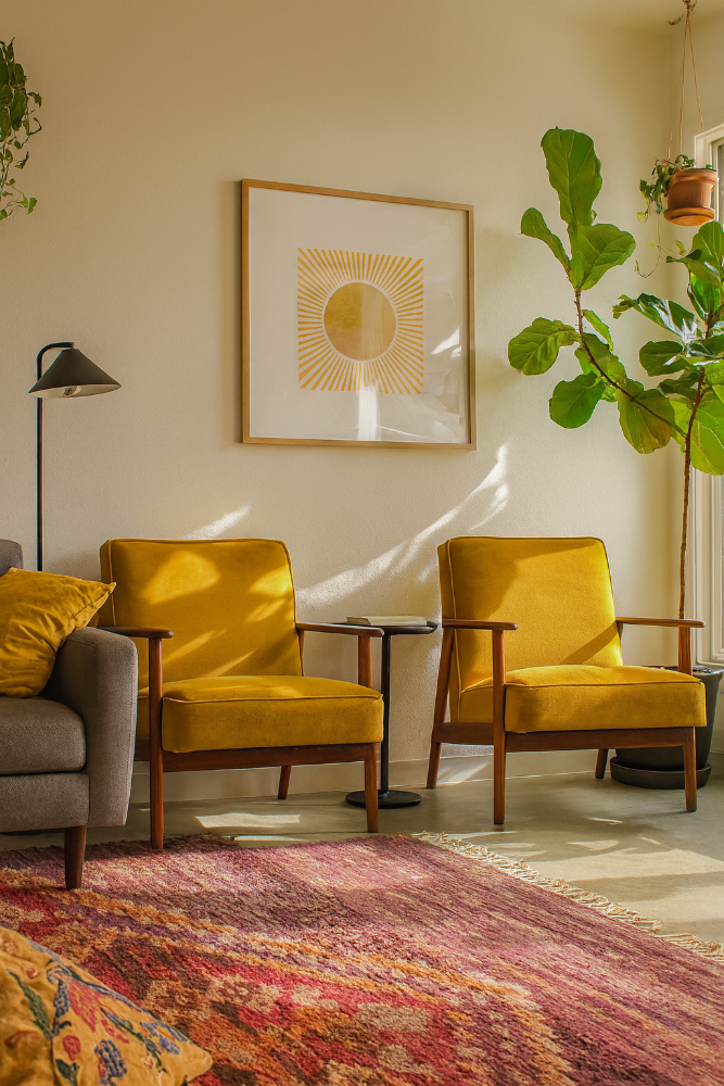 Cuadro "Radiant Sunburst"