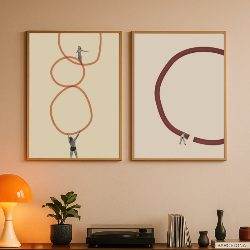 Set de cuadros "Loops of Life"