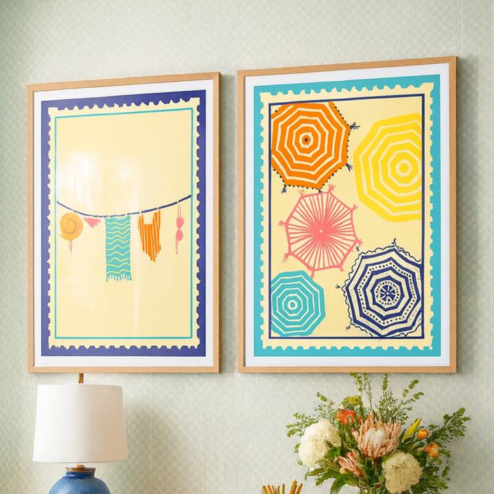 Set de cuadros "Beach Shades"