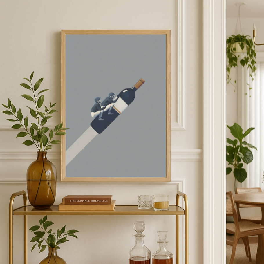 Cuadro "We ride until dawn"