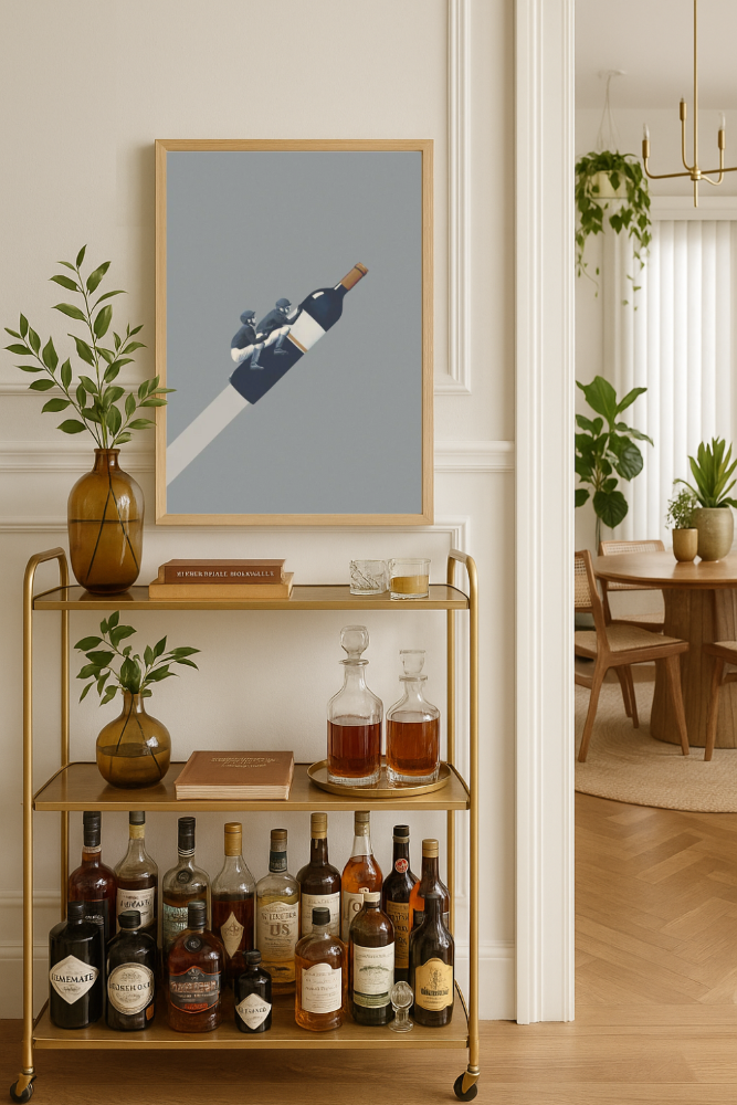 Cuadro "We ride until dawn"