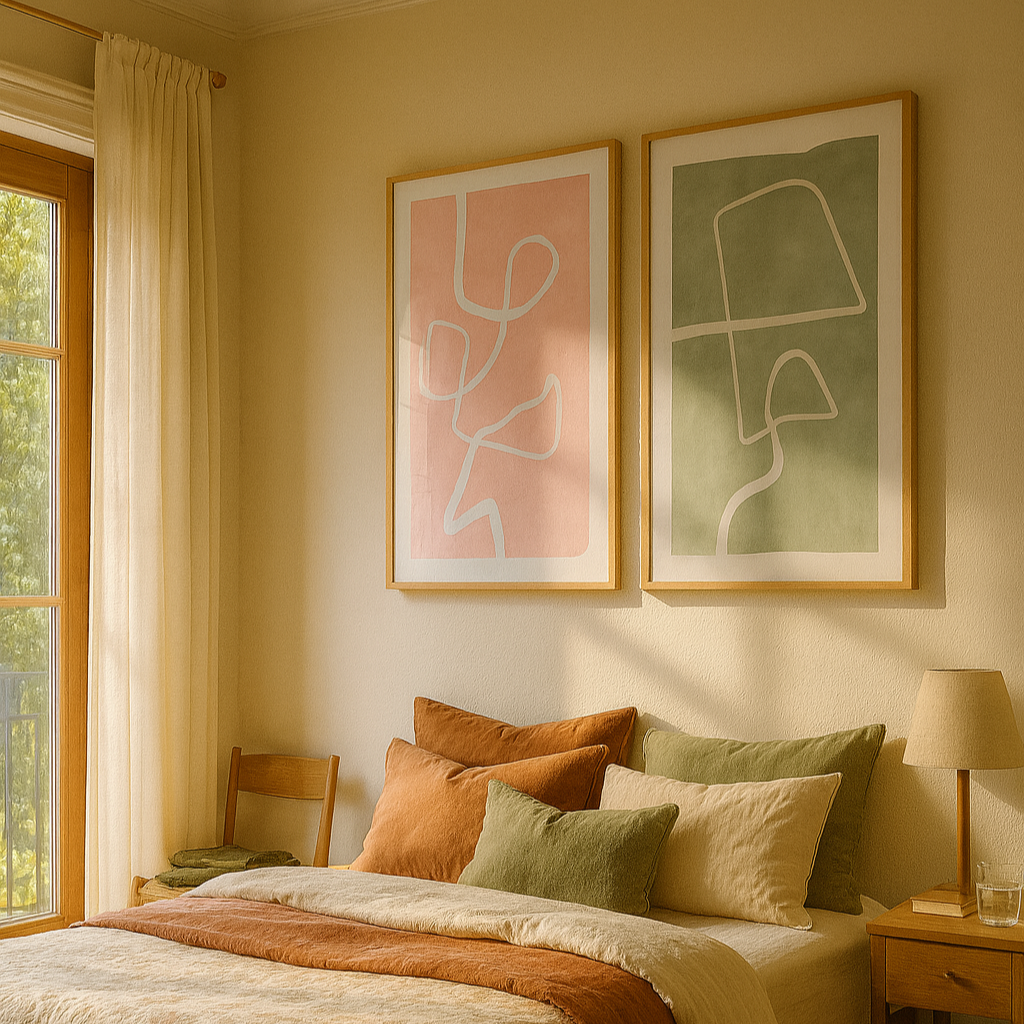 Cuadro "One line white 2"