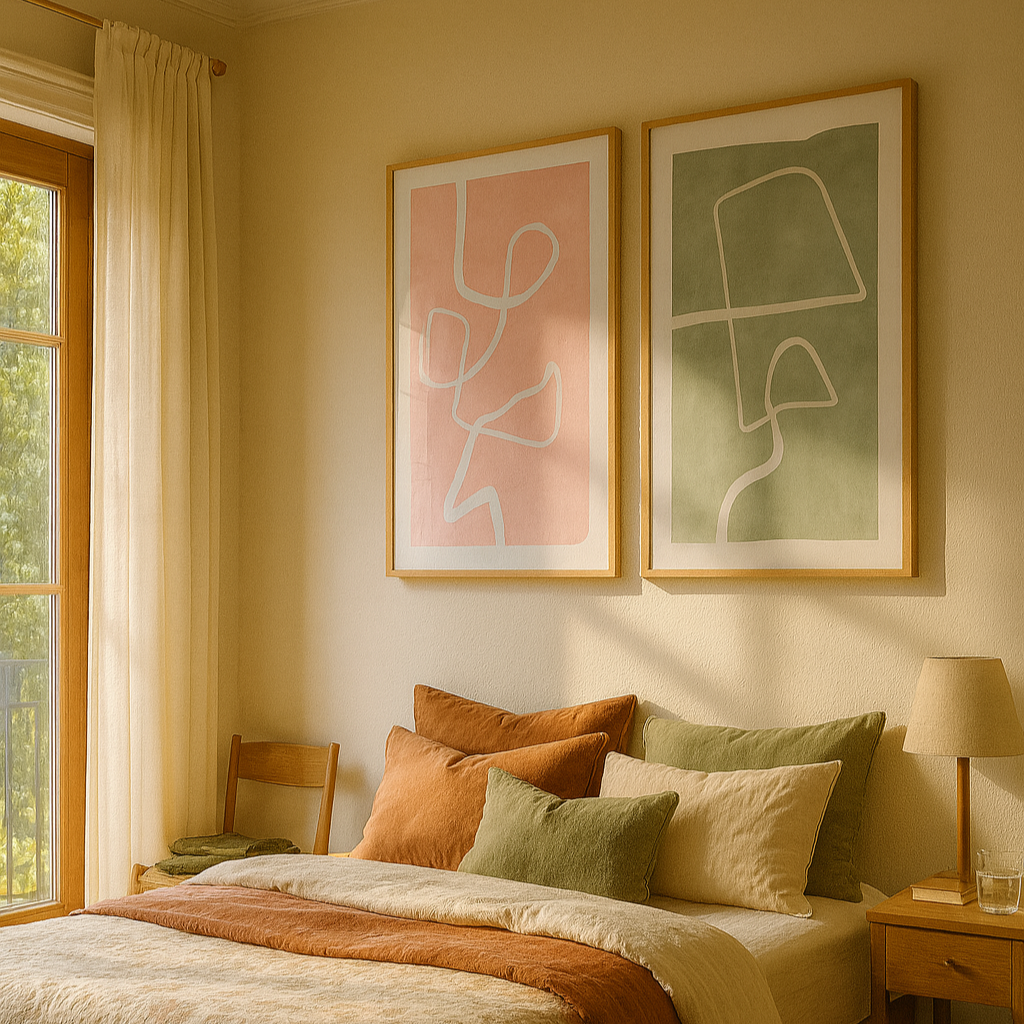 Cuadro "One line white 3"