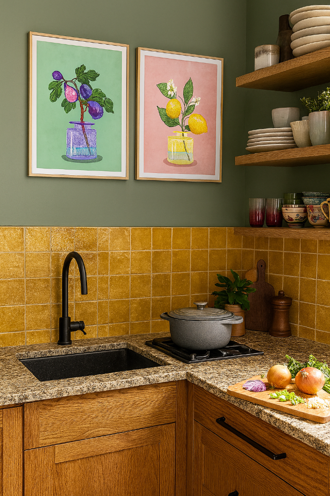 Cuadro "Lemon bunch in vase"