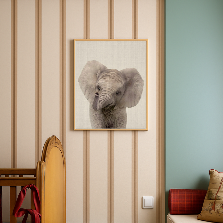 Cuadro "Peekaboo Baby Elephant"
