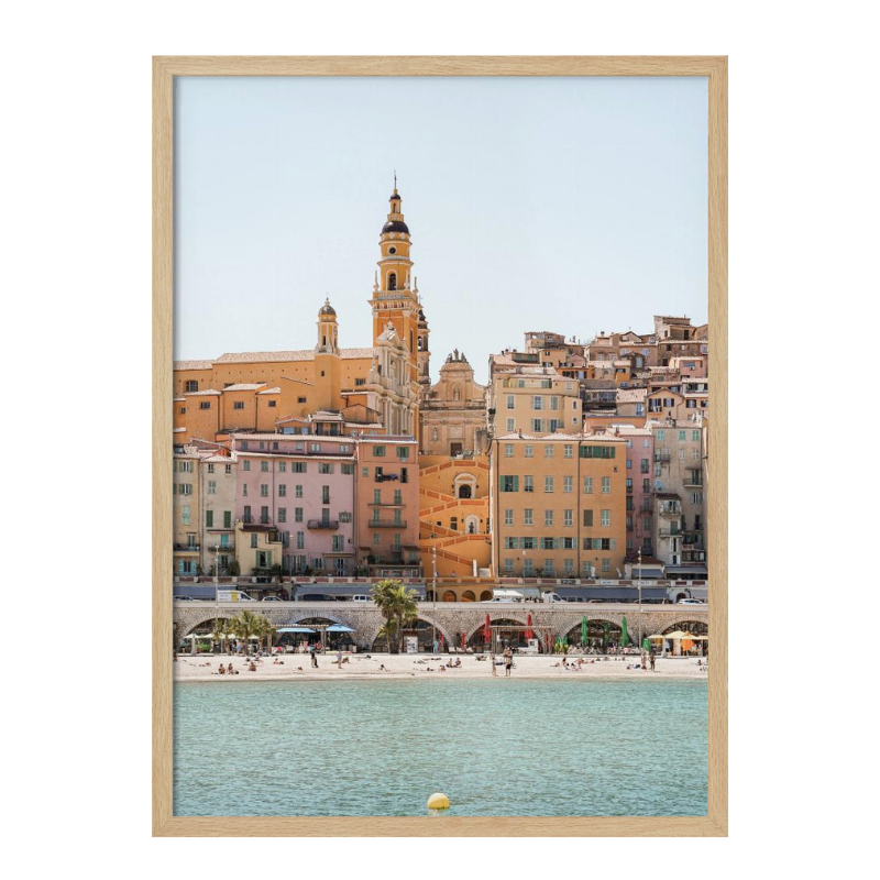 Cuadro "Skyline of Menton"
