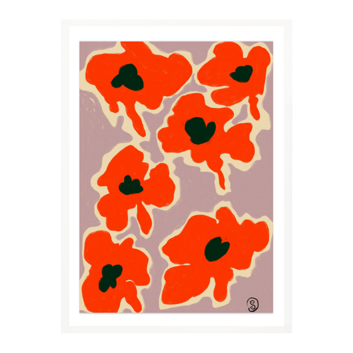 Cuadro "Vibrant Poppy Flowers"