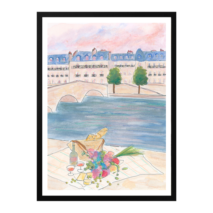 Cuadro "Paris Picnic At the Seine"