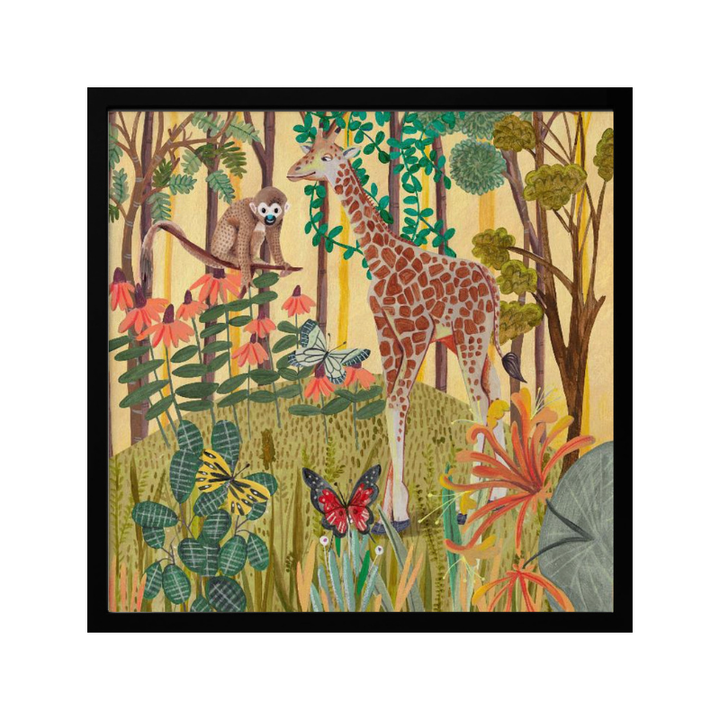 Cuadro "Giraffe in nature"