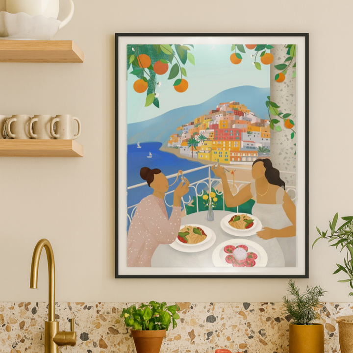 Cuadro "Girls in Positano"