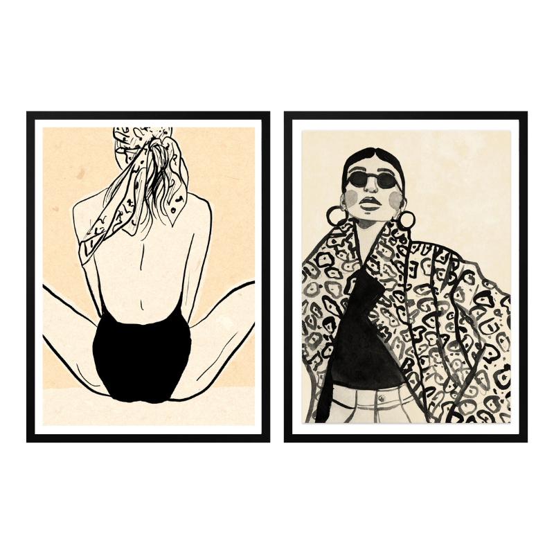 Set de cuadros "Beach Vibes"