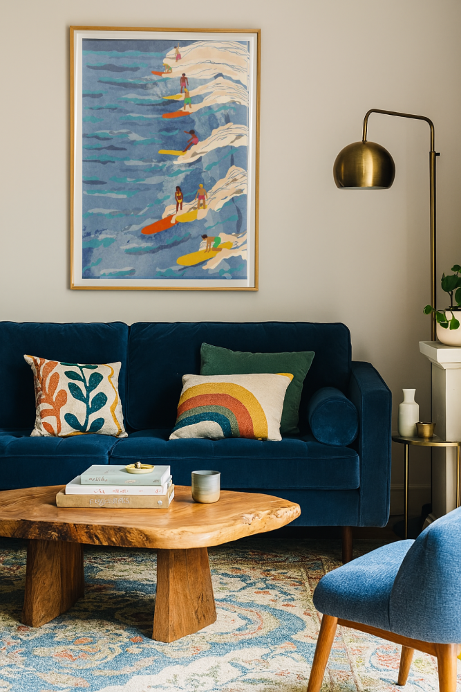 Cuadro "Chilled surfing"