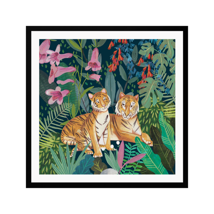 Cuadro "Tigers in the Jungle"