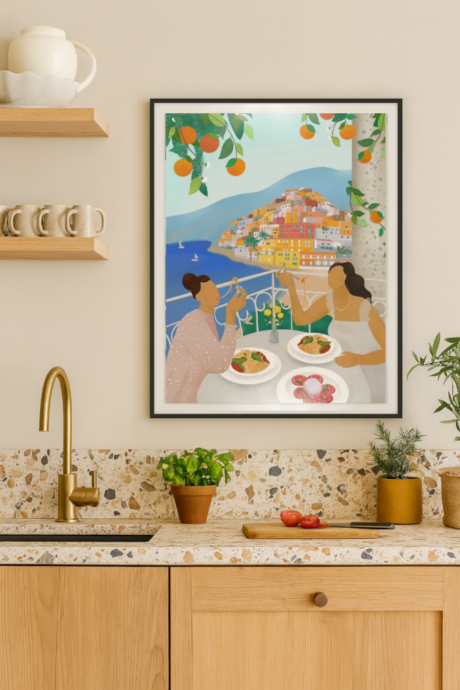 Cuadro "Girls in Positano"