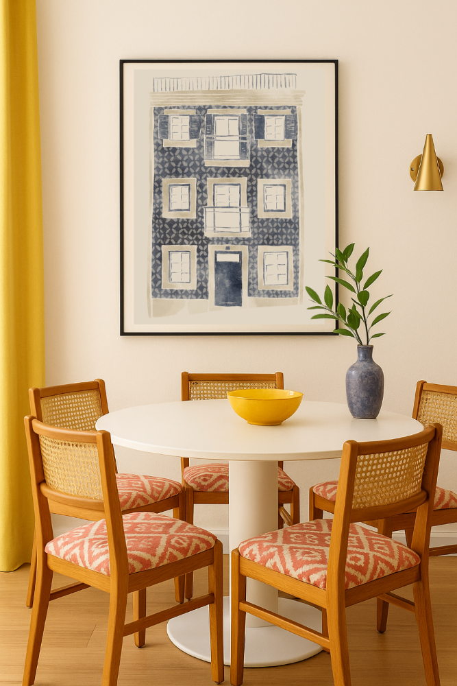 Cuadro "Blue Portuguese Building"