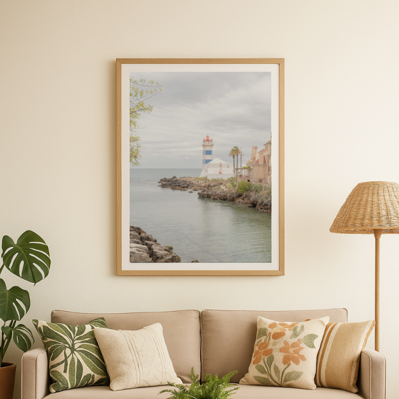 Cuadro "The Cascais Lighthouse"