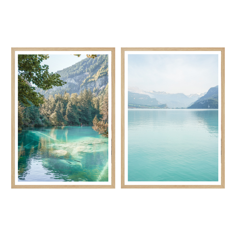 Set de cuadros "Still Waterscape"