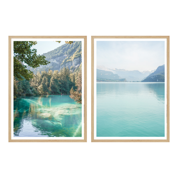 Set de cuadros "Still Waterscape"