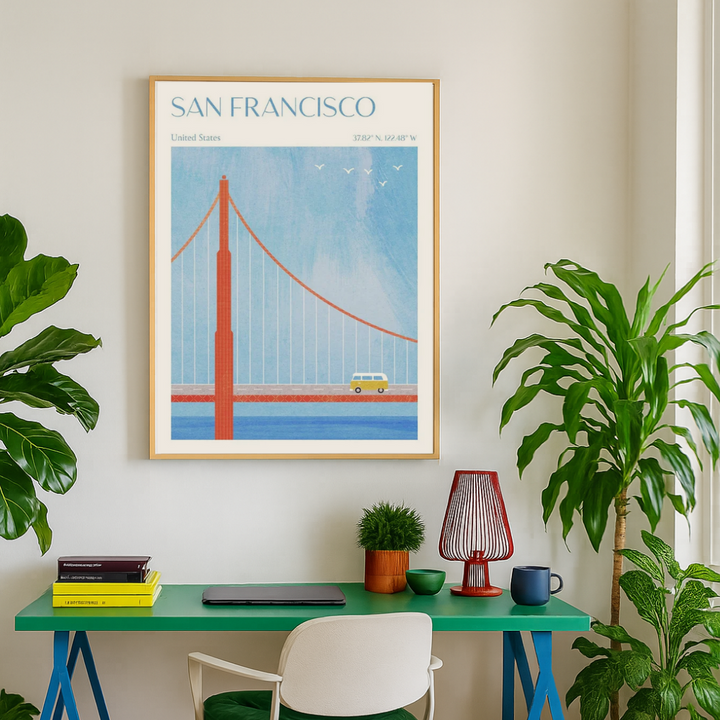 Cuadro "San Francisco, Golden Gate Bridge"