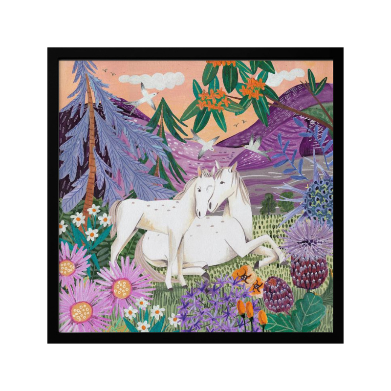 Cuadro "Horses in the Mountains"