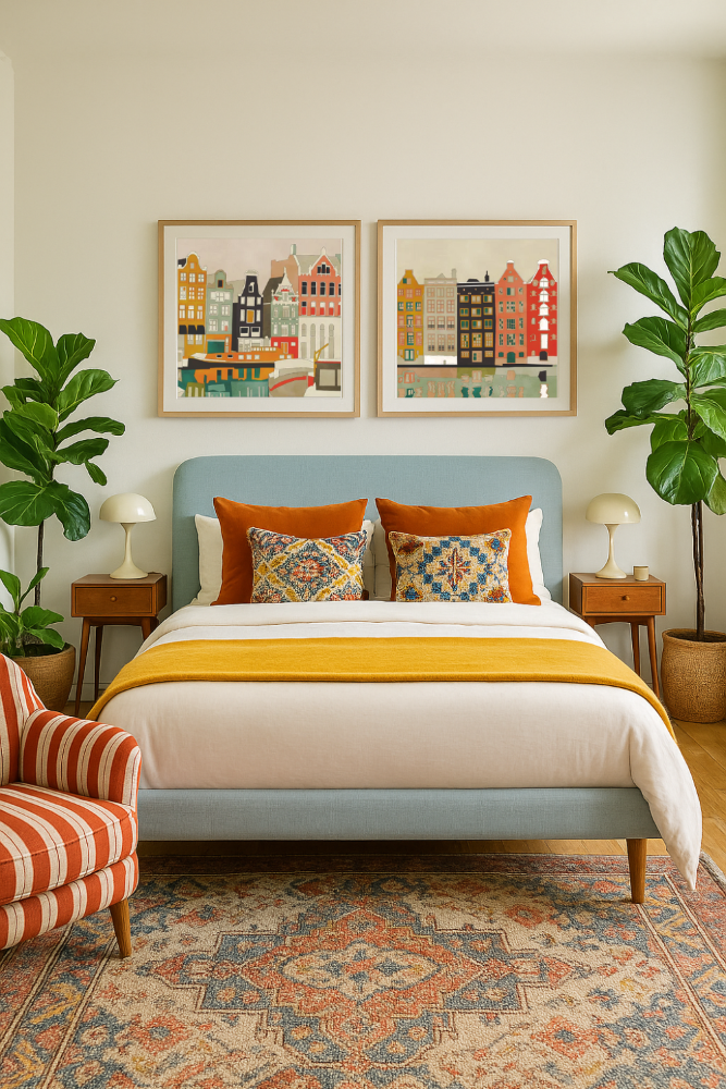 Set de cuadros "Amsterdam Houses"