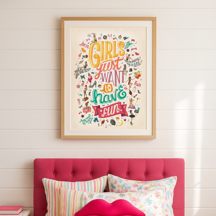 Cuadro "Girls Just Want to Have Fun"