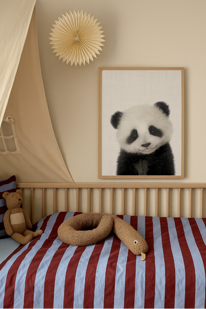 Cuadro "Peekaboo Baby Panda"