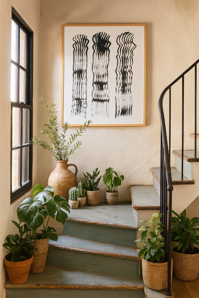 Cuadro "Abstract Brushtrokes Lines II"