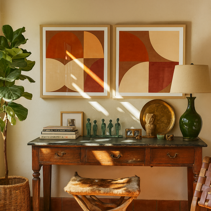 Cuadro "Autumn Mid Century Earthy 13"