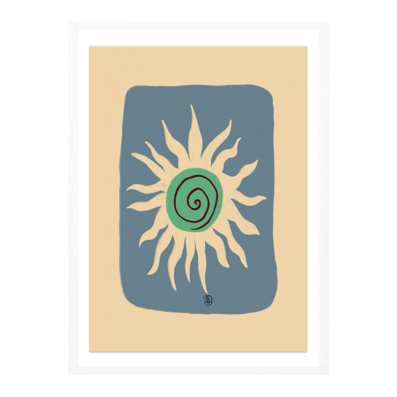 Cuadro "Sun Spiral Dance"