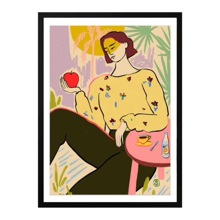 Cuadro "Woman with Apple"