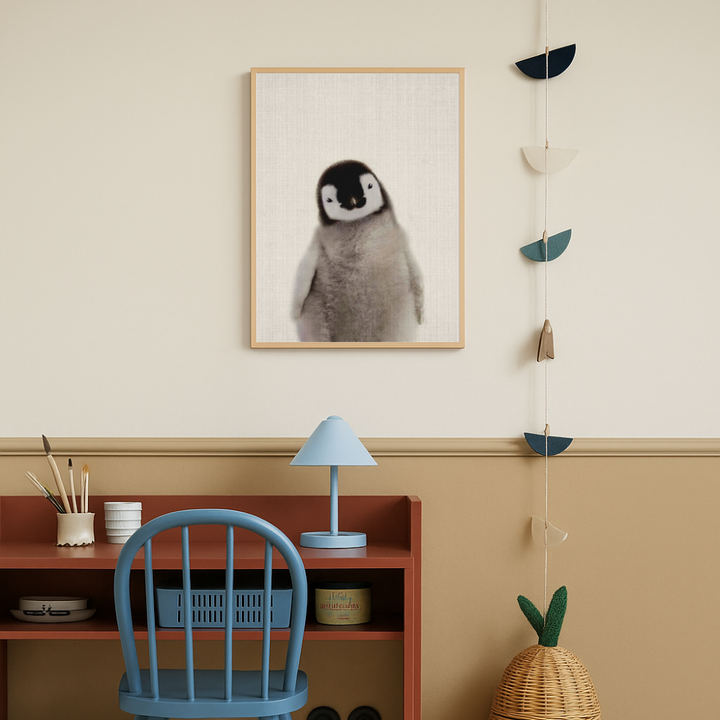 Cuadro "Peekaboo Baby Penguin"