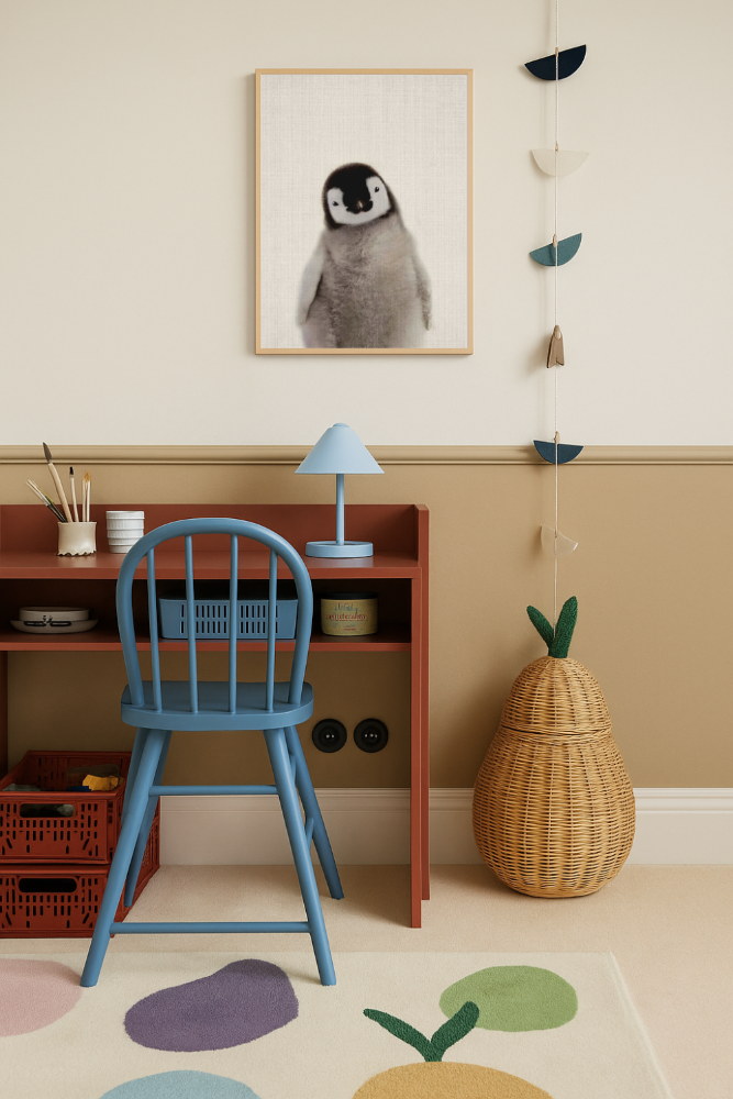 Cuadro "Peekaboo Baby Penguin"