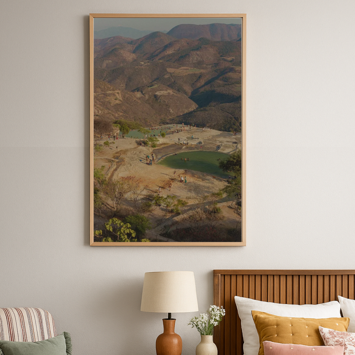 Cuadro "Hierve el agua Oaxaca"