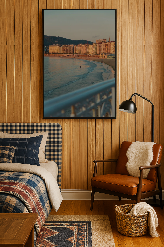 Cuadro "Golden Hour en San Sebastián"