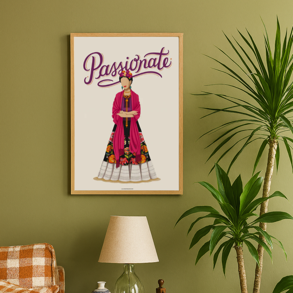 Cuadro "Frida Passionate"
