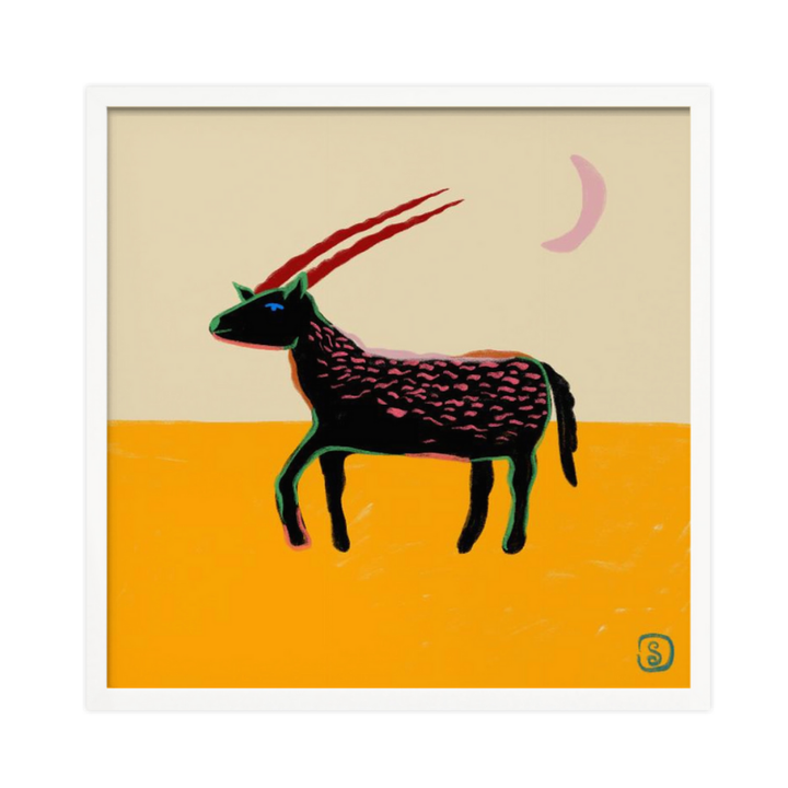 Cuadro "Stylized Animal With Vibrant Colors"